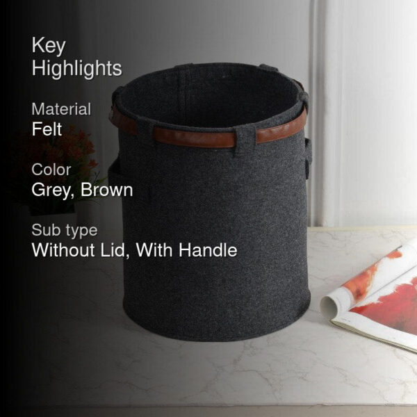 Anise Felt Storage Basket Anise Felt Storage Basket