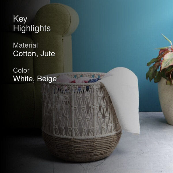 Beda Boho Macrame Basket