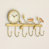 Bird Perch Clock & Wall Hook