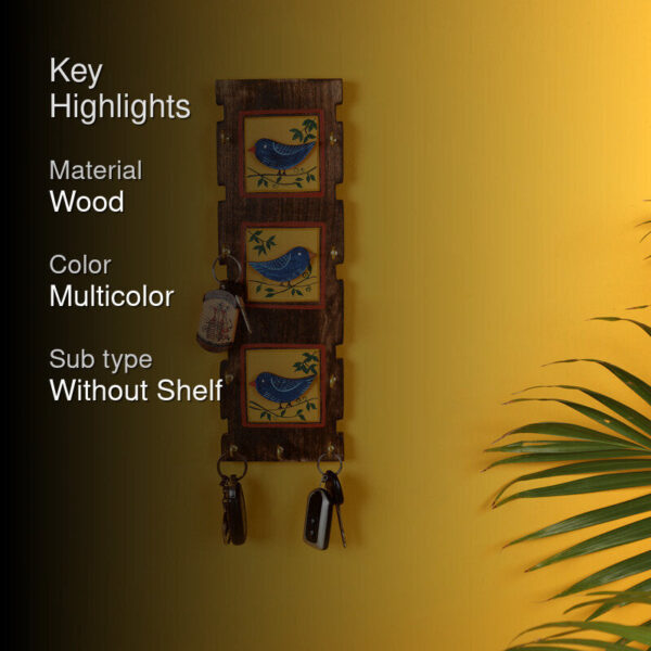 Blue Chidiya Key Holder