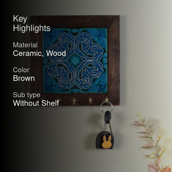 Blue Daisy Handcrafted Key Holder