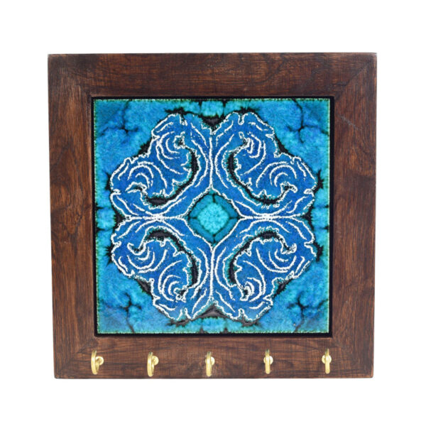 Blue Daisy Handcrafted Key Holder