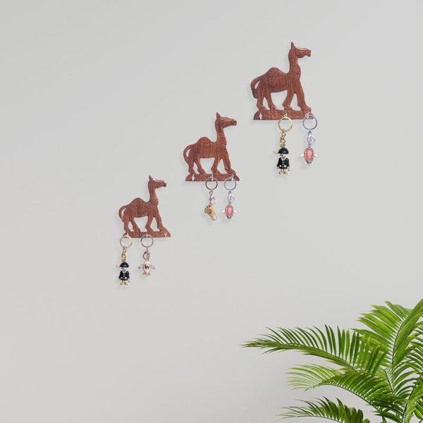Camel Safari Key Holder - Set Of Three