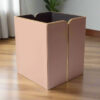 Ceastra Faux Leather Dust Bin - Beige