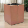 Ceastra Faux Leather Dust Bin - Brown