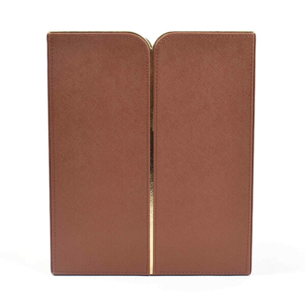 Ceastra Faux Leather Dust Bin - Brown