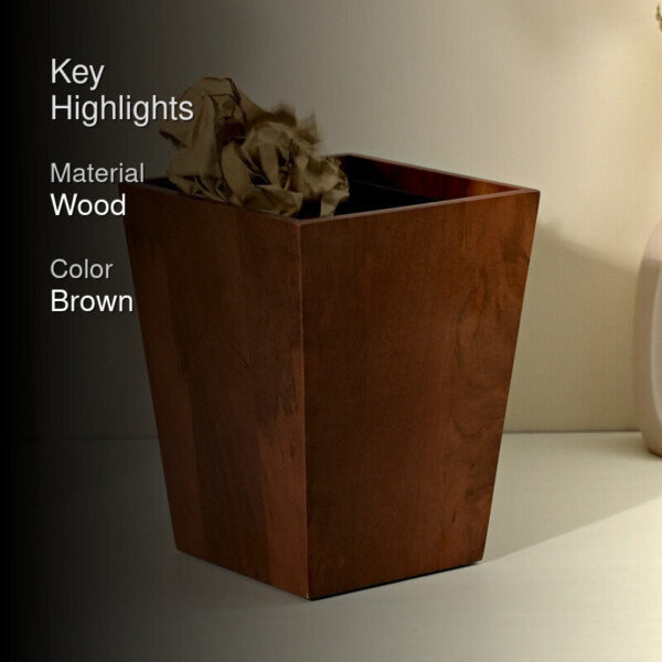 Chara Wooden Dustbin