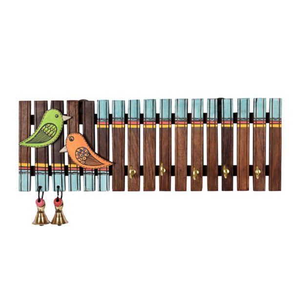 Chirp Charm Handcrafted Wooden Key Holder Chirp Charm Handcrafted Wooden Key Holder