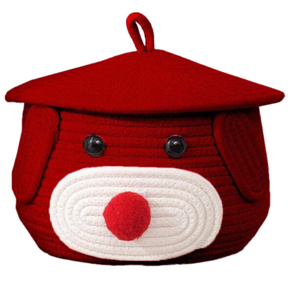 Doggo Dude Kids Rope Basket - Red