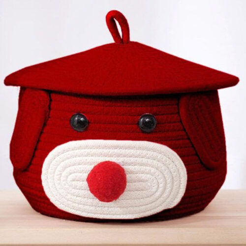 Doggo Dude Kids Rope Basket - Red Doggo Dude Kids Rope Basket - Red