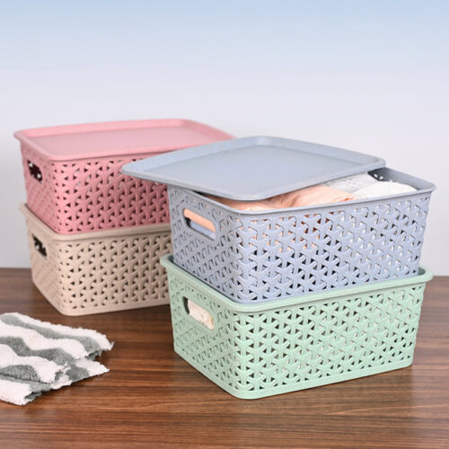Earth Cache Storage Box With Lid - Set Of Four Earth Cache Storage Box With Lid - Set Of Four
