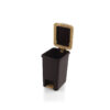 Empto Pedal Dustbin - Brown