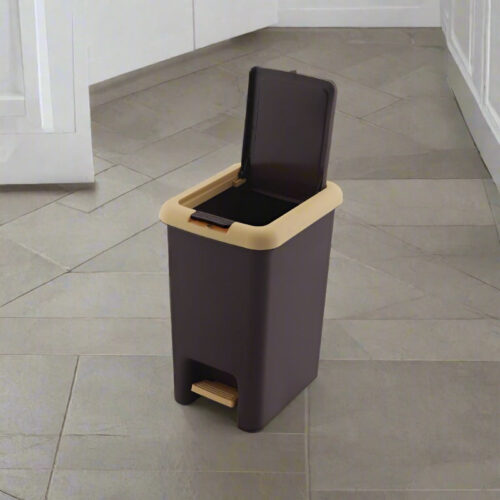 Empto Pedal Dustbin - Brown