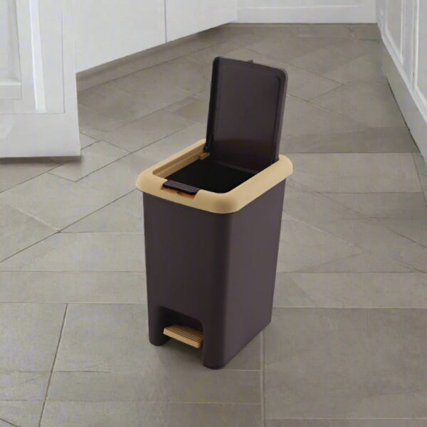 Empto Pedal Dustbin - Brown