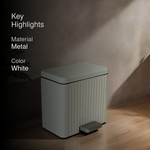 Enduro Metal Dust Bin With Pedal