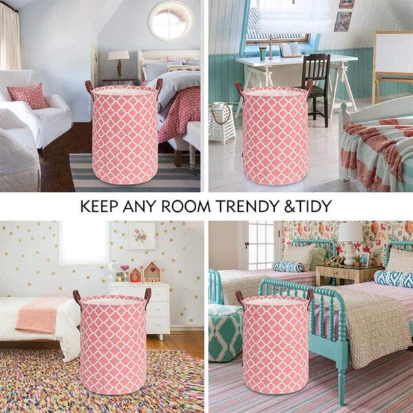 Entara Laundry Basket - Pink