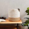 Evara Natural Fiber Laundry Basket