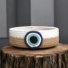 Evil Eye Cotton Storage Basket
