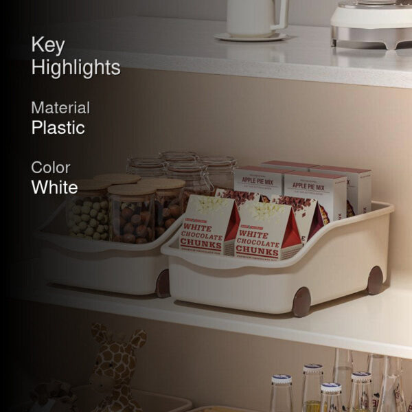 Flex Cart Plastic Organizer With Wheels - Set Of Two Flex Cart Plastic Organizer With Wheels - Set Of Two