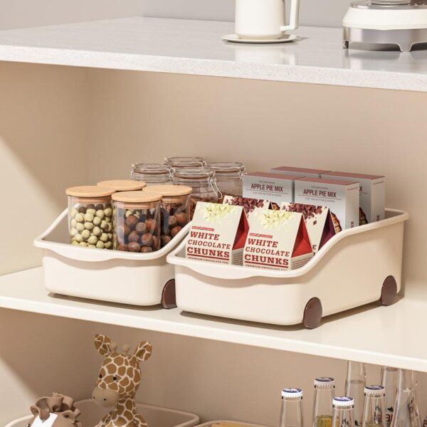 Flex Cart Plastic Organizer With Wheels - Set Of Two Flex Cart Plastic Organizer With Wheels - Set Of Two