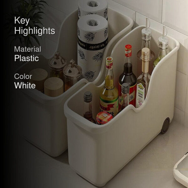 Flex Cart Storage Box With Wheels - Set Of Two