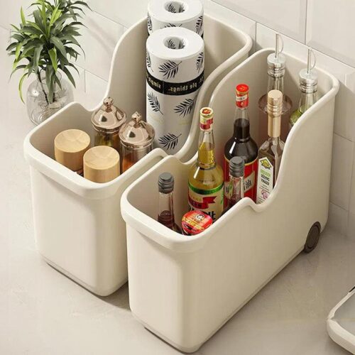 Flex Cart Storage Box With Wheels - Set Of Two Flex Cart Storage Box With Wheels - Set Of Two