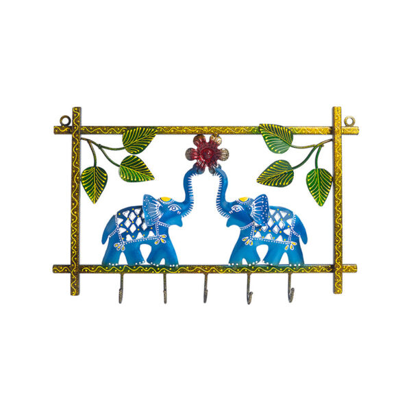 Gajraja Handcrafted Keyholder - Blue