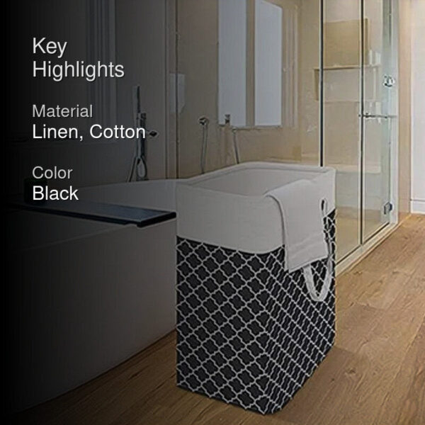 Hebe Laundry Basket - Black Hebe Laundry Basket - Black