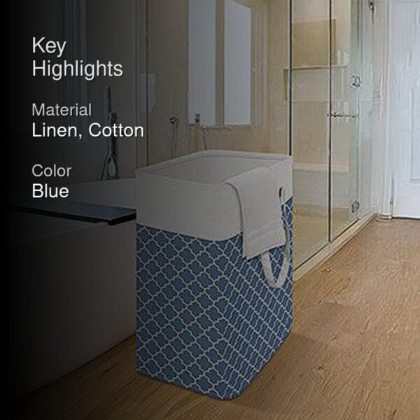 Hebe Laundry Basket - Blue Hebe Laundry Basket - Blue