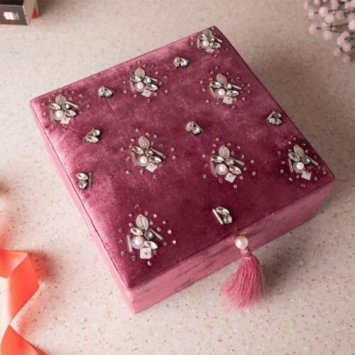 Karsova Luxurious Velvet Storage Organizer Box Karsova Luxurious Velvet Storage Organizer Box