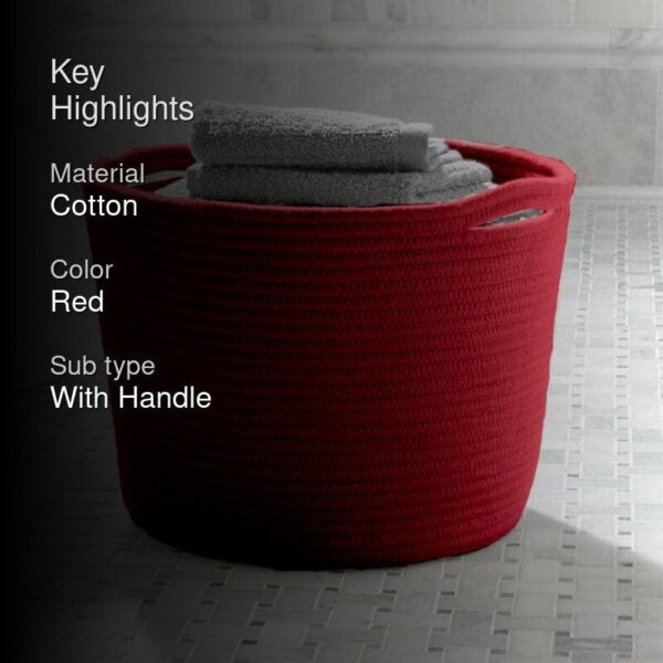 Lyricia Laundry Basket - Red