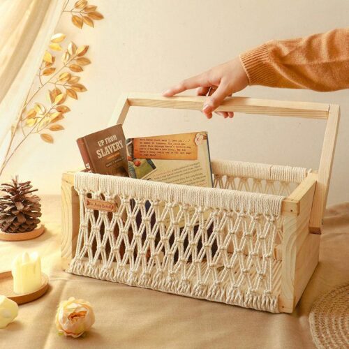 Millie Handcrafted Organizer Basket Millie Handcrafted Organizer Basket