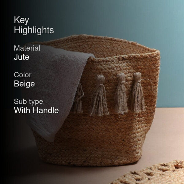 Mistrala Jute Laundry Basket