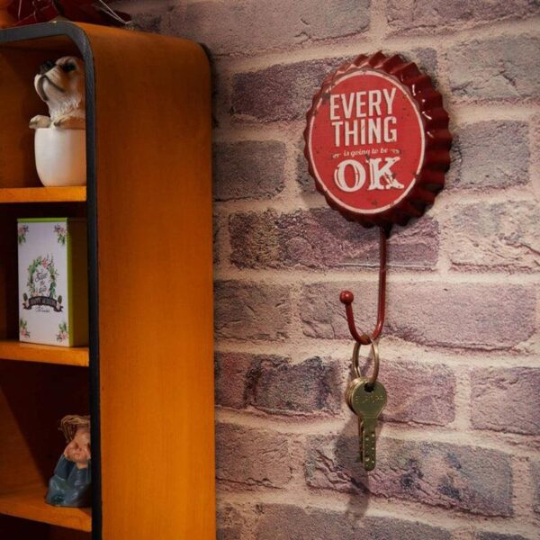 Motivational Bottle Cap Retro Wall Hook Motivational Bottle Cap Retro Wall Hook