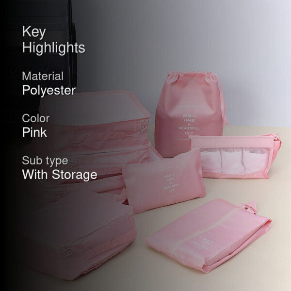 Odilia 8-Piece Lightweight Travel Packing Cubes Set