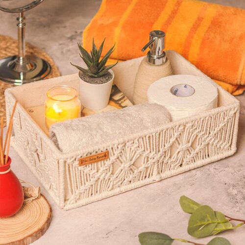 Perily Handcrafted Organiser Basket Perily Handcrafted Organiser Basket