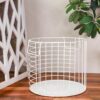 Round Iron Weave Laundry Basket