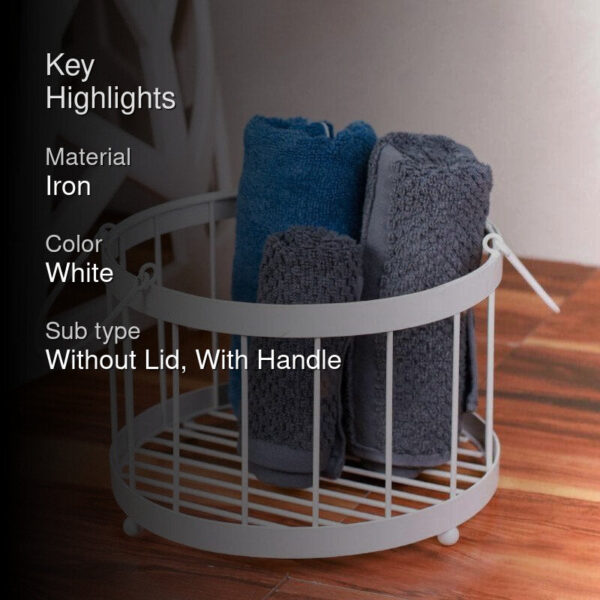 Round Tidy Trove Laundry Basket