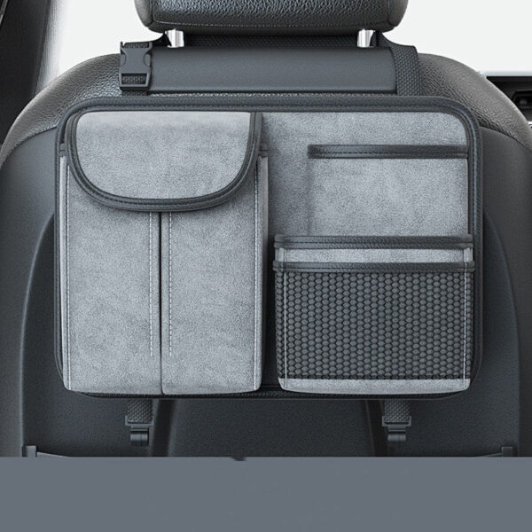 Seat Neat Oxford Fabric Car Seat Organizer - Light Grey