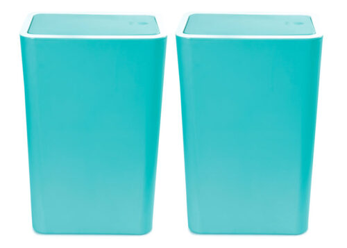 Trev Dust Bin (Blue) - Set Of Two Trev Dust Bin (Blue) - Set Of Two