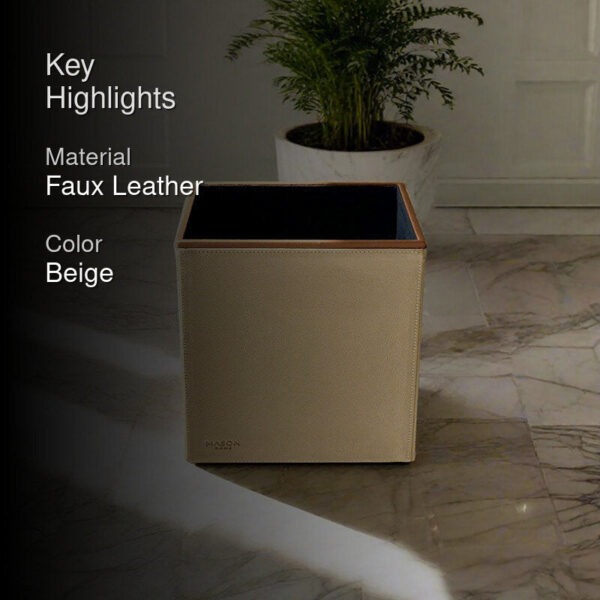 Urban Faux Leather Dust Bin