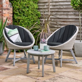 Chedworth Curved 2 Seater Bistro Set Chedworth Curved 2 Seater Bistro Set