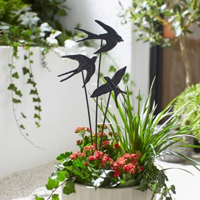 Cluster of Birds Garden Stake