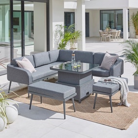 Garda Outdoor Fabric Corner Sofa Set