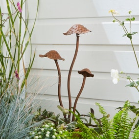 Iron Mushroom Stake