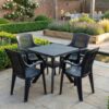 Trabella 4 Seater Seat Dining Set